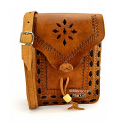 Sacoche Anouar en cuir