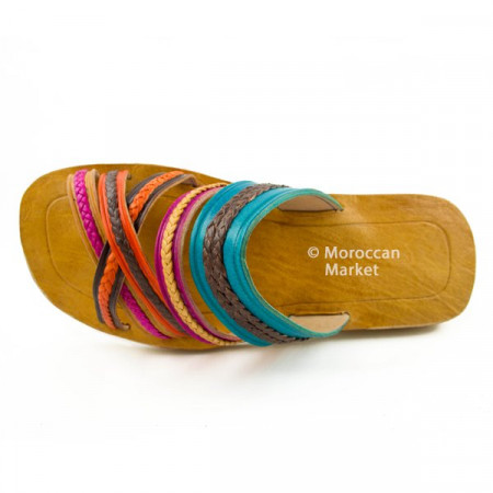 Sandales marocaine Sultana en cuir