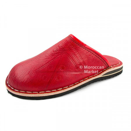 Mules artisanales Dambira en cuir 