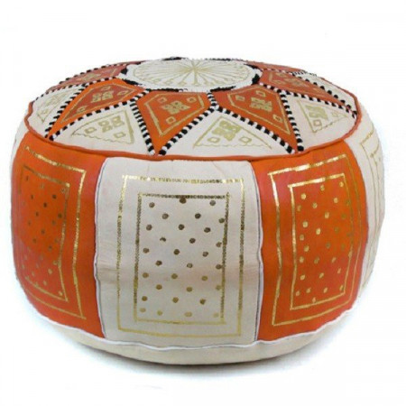 Pouf tradition orange Pouf tradition orange