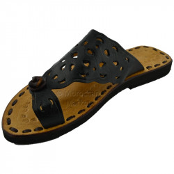 Tongs artisanales Marrakech en cuir