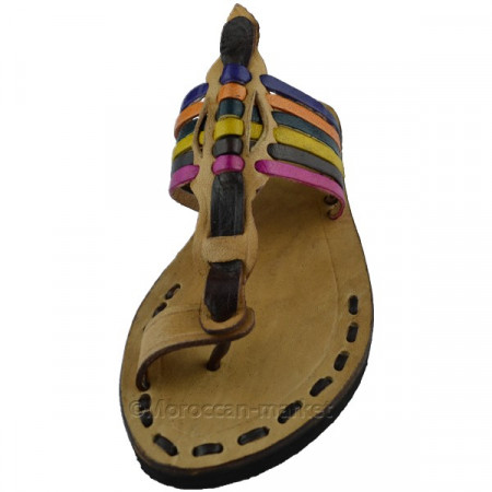 Tongs Essaouira en cuir