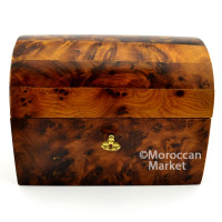 Bijoux en marqueterie marocaine coffre à bibelots en bois massif