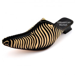 Babouches mules Jamila en cuir 2